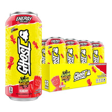Load image into Gallery viewer, Ghost Energy Drink, Sour Patch Kids RedBerry, 16oz (Pack of 12)
