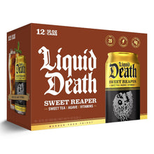 Load image into Gallery viewer, Liquid Death Iced Tea, Sweet Reaper, 12oz (Pack of 12)
