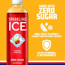 Load image into Gallery viewer, Sparkling Ice Flavored Sparkling Water, Cherry Limeade, 17 oz (Pack of 12)
