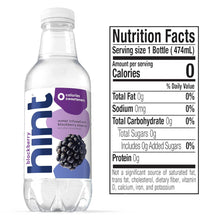Load image into Gallery viewer, Hint Fruit-Infused Water, Blackberry, 16oz (Pack of 12)

