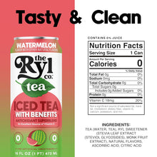 Load image into Gallery viewer, RYL Iced Tea, Watermelon, 16oz (Pack of 12)
