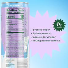 Load image into Gallery viewer, Bloom Sparkling Energy Drink, Glacier Crush, 12oz (Pack of 12)
