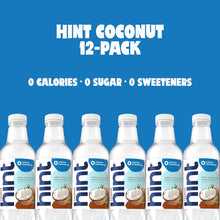 Load image into Gallery viewer, Hint Fruit-Infused Water, Coconut, 16oz (12 Pack)
