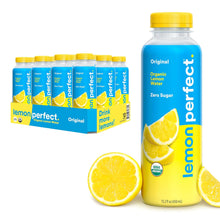 Load image into Gallery viewer, Lemon Perfect Lemon Water, Original Lemon, 15.2oz (Pack of 12)
