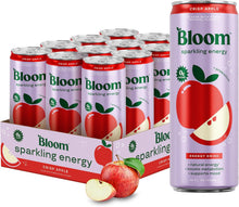 Load image into Gallery viewer, Bloom Sparkling Energy Drink, Crisp Apple, 12oz (Pack of 12)
