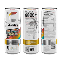 Load image into Gallery viewer, CELSIUS Sparkling Energy Drink, Sherbet Slush Retro Vibe, 12oz (Pack of 12)
