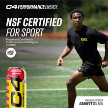 Load image into Gallery viewer, Cellucor C4 Performance Zero Sugar Energy Drink, Cosmic Rainbow, 16oz (Pack of 12)
