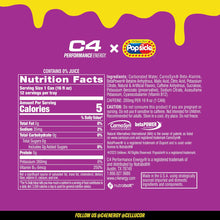 Load image into Gallery viewer, C4 Zero Sugar Energy Drink, Popsicle Grape, 16oz (Pack of 12)
