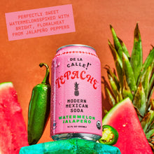 Load image into Gallery viewer, De La Calle Tepache Modern Mexican Soda, Watermelon Jalapeno, 12oz (Pack of 12)
