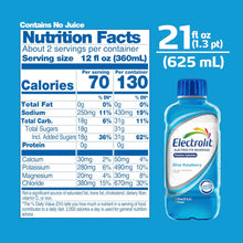 Load image into Gallery viewer, Electrolit Electrolyte Hydration Beverage, Blue Raspberry, 21oz (Pack of 12)
