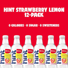 Load image into Gallery viewer, Hint Fruit-Infused Water, Strawberry Lemon, 16oz (Pack of 12)
