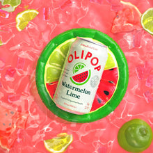 Load image into Gallery viewer, Olipop Sparkling Prebiotic Soda, Watermelon Lime, 12oz (Pack of 12)
