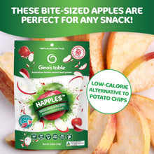 Load image into Gallery viewer, Gina's Table Happles Freeze Dried Apples, Just Apple, 0.6oz (Pack of 10)
