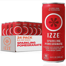 Load image into Gallery viewer, Izze Sparkling Juice, Pomegranate, 8.4 Fl Oz (Pack of 24)

