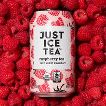 Load image into Gallery viewer, Just Ice Tea, Raspberry Tea, 12oz (Pack of 12)
