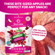 Load image into Gallery viewer, Gina's Table Happles Freeze Dried Apples, Raspberry, 0.6oz (Pack of 10)
