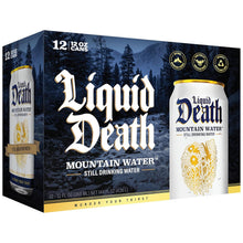 Load image into Gallery viewer, Liquid Death Still Mountain Water 12oz (Pack of 12)
