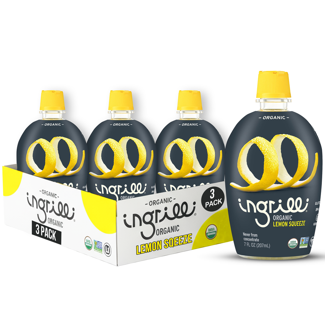 Ingrilli Organic Lemon Squeeze, 7 Fl Oz - Multi Pack
