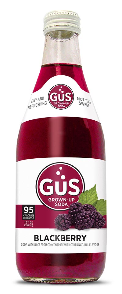 GuS Soda Blackberry 12 oz