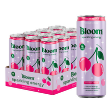 Bloom Sparkling Energy Drink, Shirley Temple, 12oz (Pack of 12)