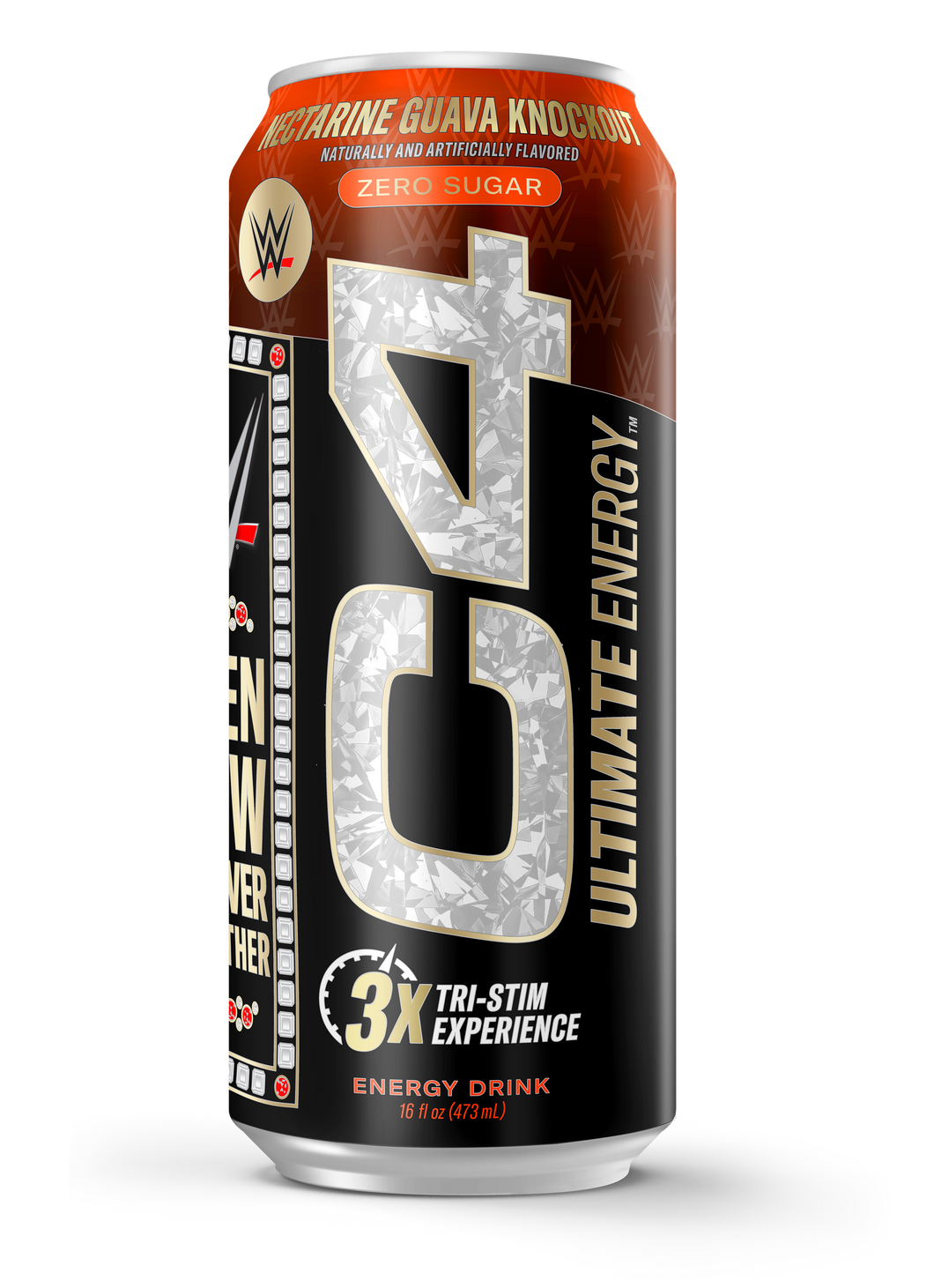 C4 Ultimate Energy Drink, Nectarine Guava Knockout, 16oz (Pack of 12)