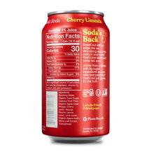 Load image into Gallery viewer, Poppi Prebiotic Soda, Cherry Limeade, 12oz (Pack of 12)
