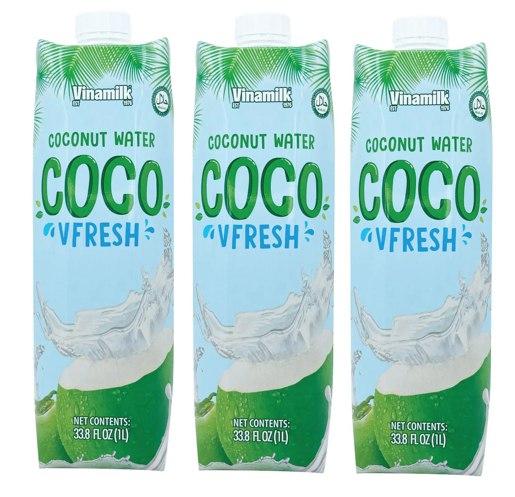 Vinamilk Coconut Water Coco VFresh, 33.8oz - Multi-Pack – Oasis Snacks