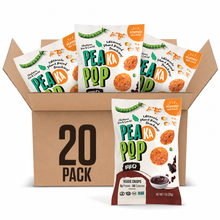 Load image into Gallery viewer, PeaKaPop Veggie Popped Chips, BBQ, 1oz (Pack of 20)
