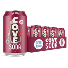 Load image into Gallery viewer, Cove Soda Probiotic Soft Drink, Dr. Cove, 12oz (Pack of 12)
