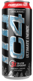 C4 Ultimate Energy Drink, Cherry Bomb Frost, 16oz (Pack of 12)