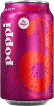 Load image into Gallery viewer, Poppi Prebiotic Soda, Cherry Cola, 12oz (Pack of 12)
