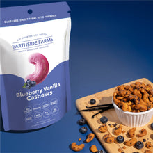 Load image into Gallery viewer, Earthside Farms Nuts, Blueberry Vanilla Cashews, 4oz (Pack of 10)
