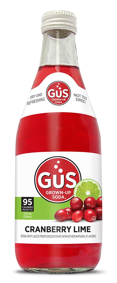 GuS Soda Cranberry Lime 12 Oz - Multi Pack