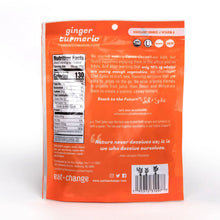 Load image into Gallery viewer, Eat the Change Organic Carrot Chews, Ginger Turmeric, 4.23oz Pouches (Pack of 3)
