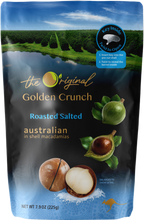 Load image into Gallery viewer, Golden Crunch Australian Macadamia Nuts, Roasted Salted, 7.9oz - Multi-Pack
