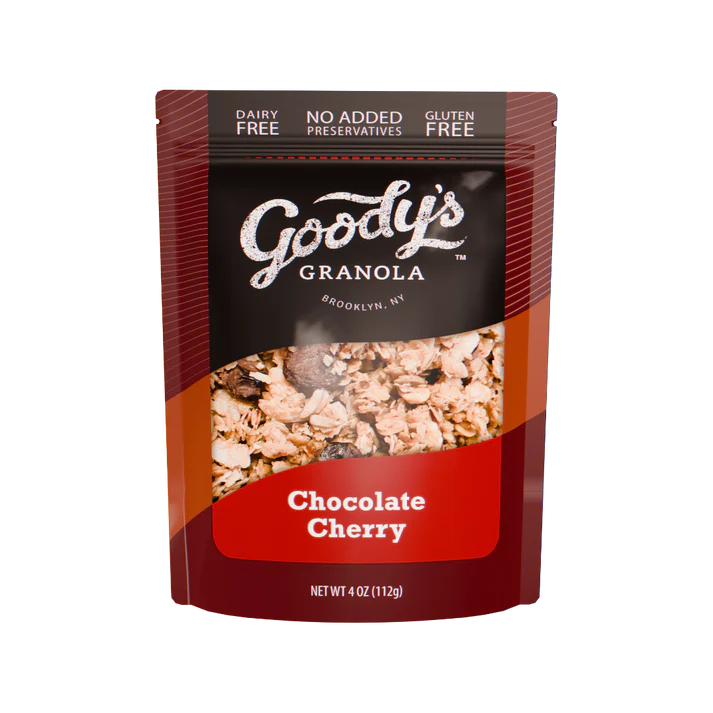 Goody's Gluten Free Granola, Chocolate Cherry, 4oz - Multi-Pack