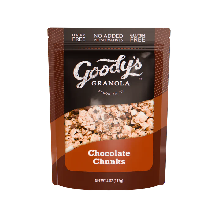 Goody's Gluten Free Granola, Chocolate Chunks, 4oz - Multi-Pack