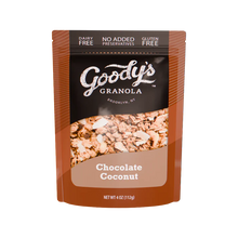 Load image into Gallery viewer, Goody&#39;s Gluten Free Granola, Chocolate Coconut, 4oz - Multi-Pack
