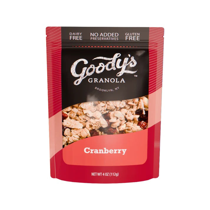 Goody's Gluten Free Granola, Cranberry, 4oz - Multi-Pack