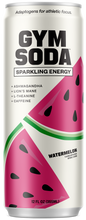 Load image into Gallery viewer, GYM SODA Sparkling Energy Drink, Watermelon, 12oz (Pack of 12)
