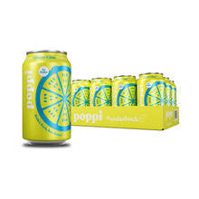 Load image into Gallery viewer, Poppi Prebiotic Soda, Ginger Lime, 12 oz (Pack of 12)
