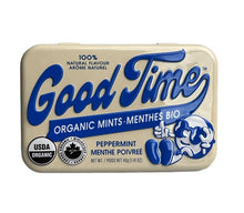 Load image into Gallery viewer, Good Time Organic Mints, Peppermint, 1.41 oz (Pack of 6)
