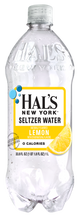 Load image into Gallery viewer, Hal's New York Seltzer Water, Lemon, 1 Liter (Pack of 15)
