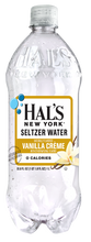 Load image into Gallery viewer, Hal's New York Seltzer Water, Vanilla Créme, 1 Liter (Pack of 15)

