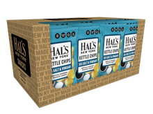 Load image into Gallery viewer, Hal's New York Kettle Cooked Potato Chips, Sea Salt &amp; Vinegar, 1 oz Single Serve Bags (Pack of 60)
