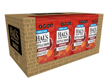 Load image into Gallery viewer, Hal's New York Kettle Cooked Potato Chips, BBQ, 8oz X-Large Bags (Pack of 12)
