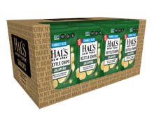 Load image into Gallery viewer, Hal's New York Kettle Cooked Potato Chips, Jalapeno, 8oz X-Large Bags (Pack of 12)
