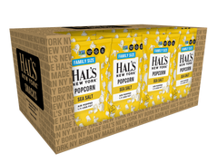 Hal's New York Gluten Free Popcorn, Sea Salt, 9.5oz (Pack of 6)