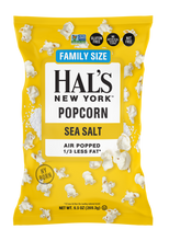 Load image into Gallery viewer, Hal's New York Gluten Free Popcorn, Sea Salt, 9.5oz (Pack of 6)
