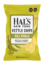 Load image into Gallery viewer, Hal's New York Kettle Cooked Potato Chips, Dill Pickle, 2 oz (Pack of 24)
